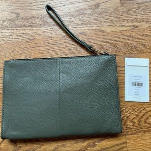Whistles Leather Wristlet NEW WITH TAGS